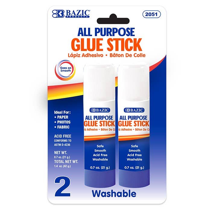 0.7 oz Premium Large Glue Stick for wholesale by Luna Office Supply - Everyday Essential