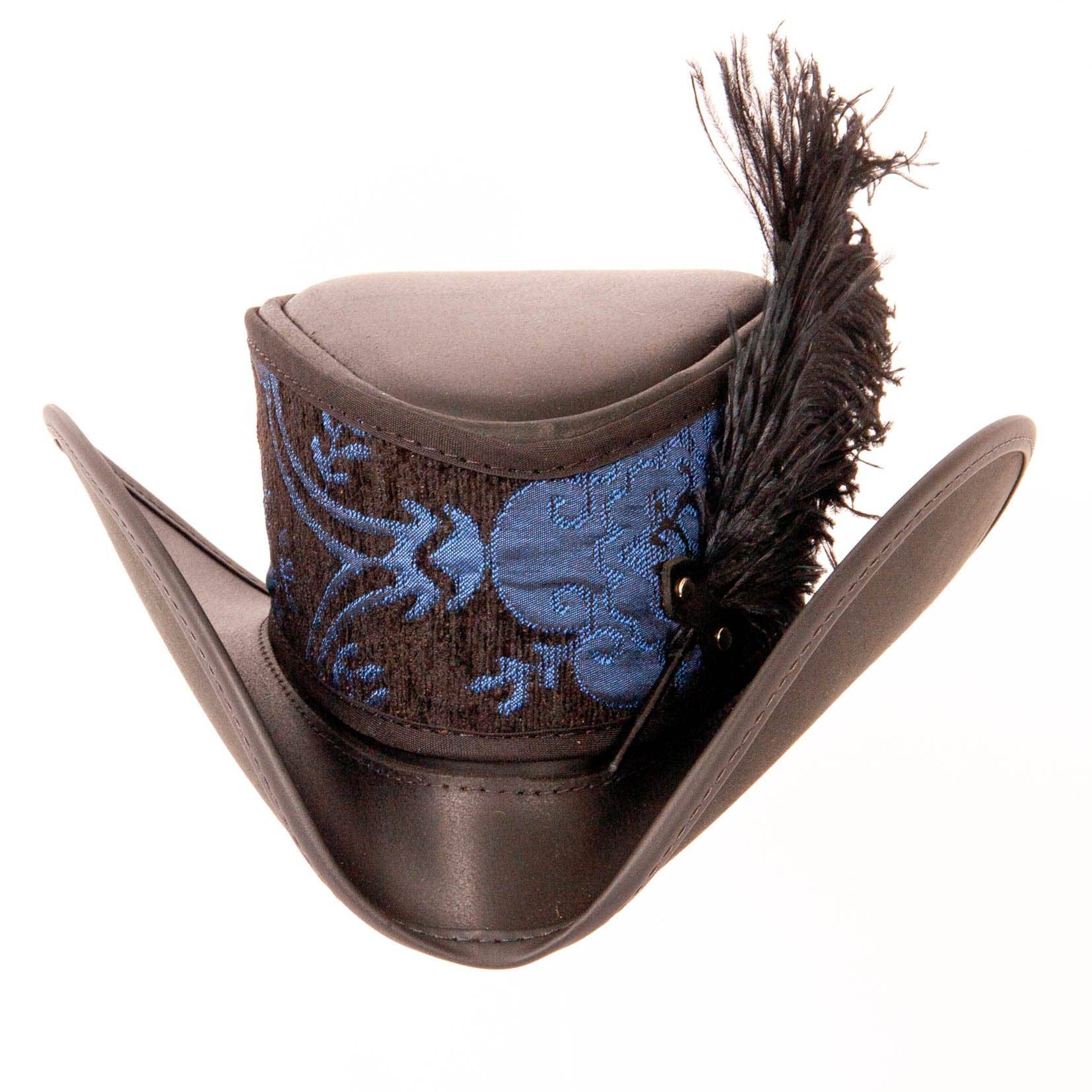 American Hat Makers - Vente Chapeau en feutre – unisexe - Chapeau de Festival en Cuir - Style Réversible Ren12