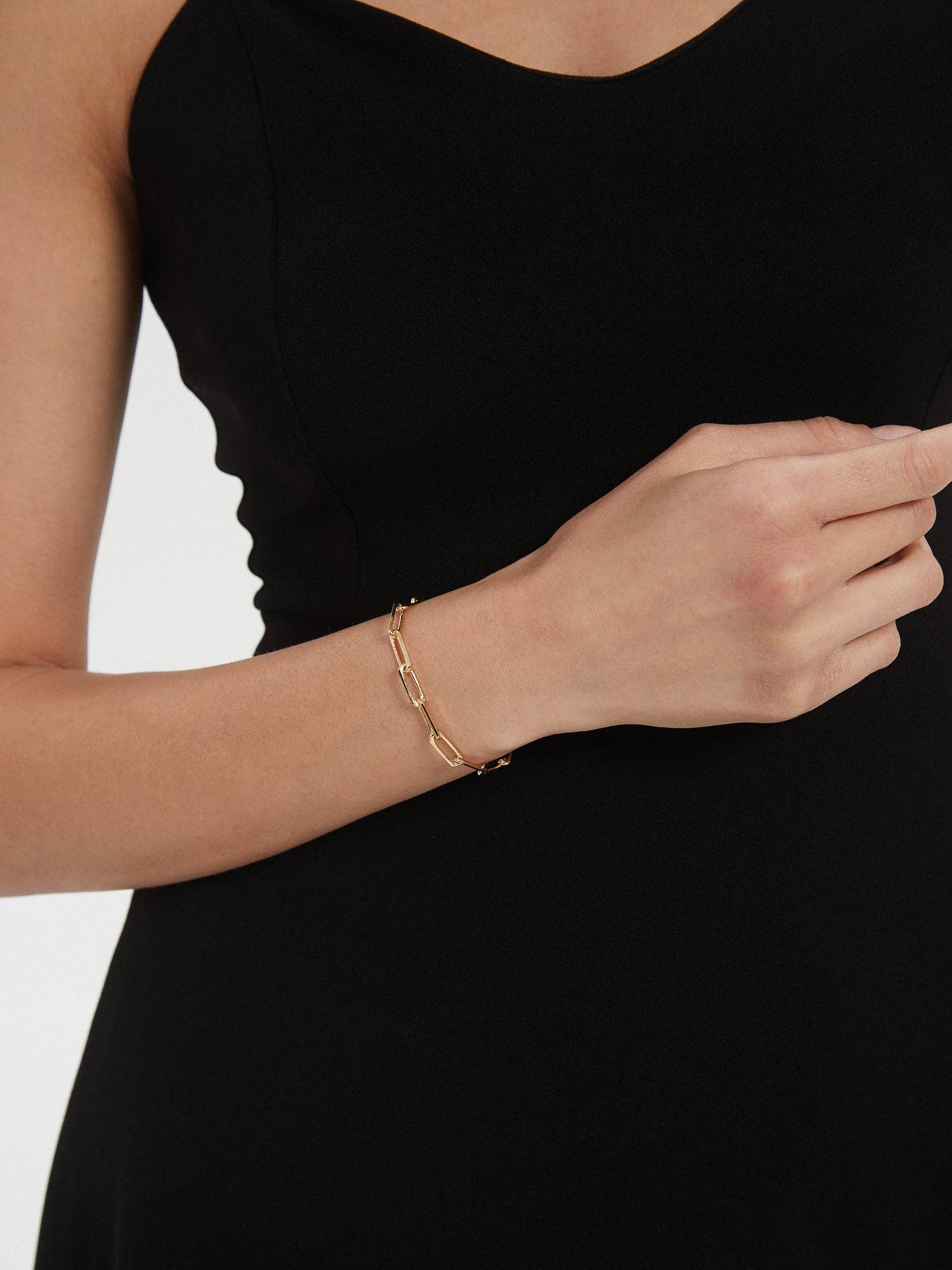 Miss Cecilia - Wholesale Link & Chain Bracelet - Classic Paperclip Chain Bracelet1