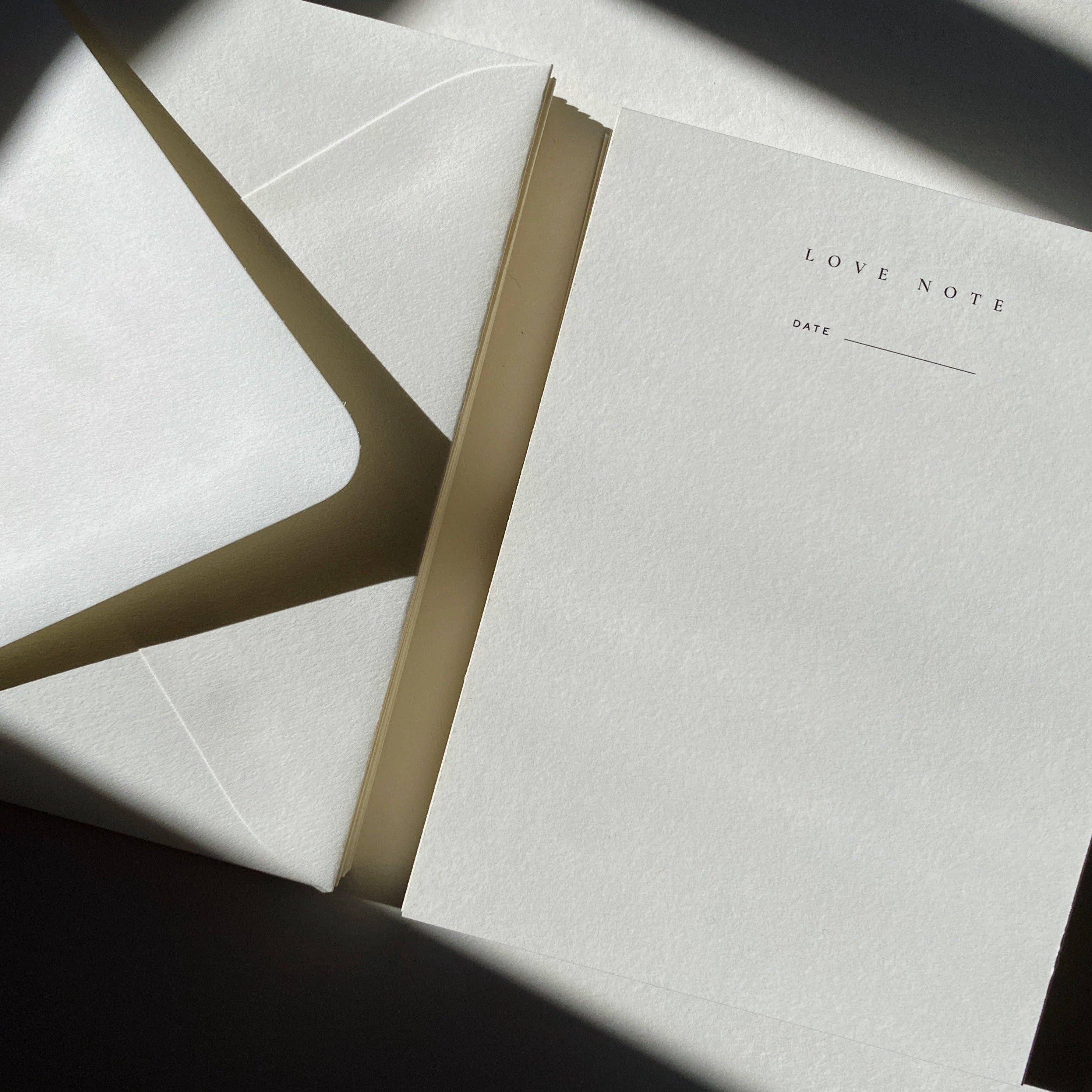 Jaymes Paper – wholesale Stationery/notecard set – Love Note Notecard Set No. 060