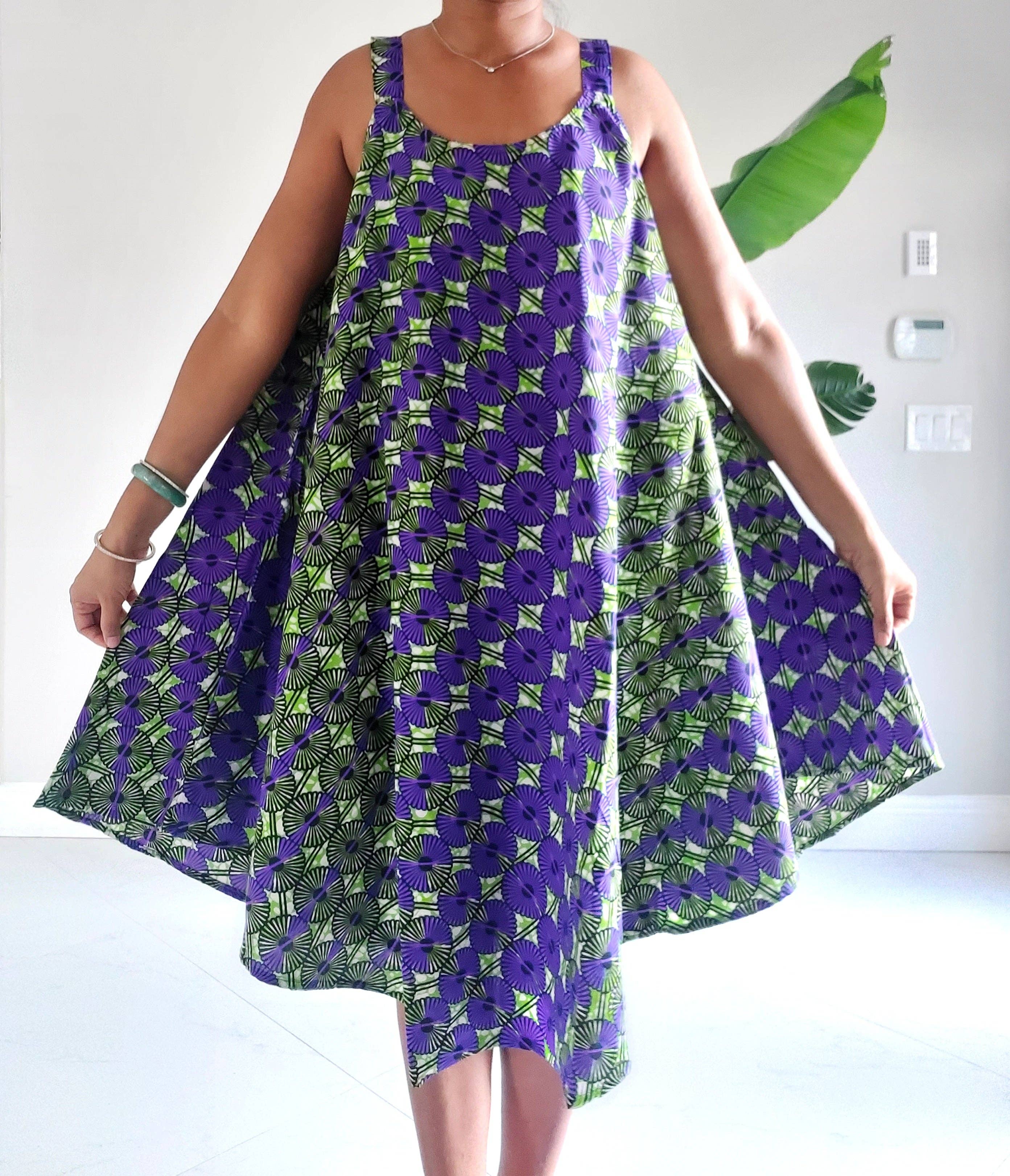 India Batik - Wholesale Dress - Women's - Sun Dress/ Mid Length/ Spagetti Straps/With Scarf2