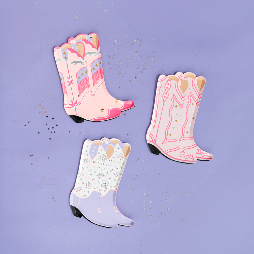 Jollity & Co. + Daydream Society - Vente Assiette jetable - Grandes assiettes « Boots » Pony Tales2