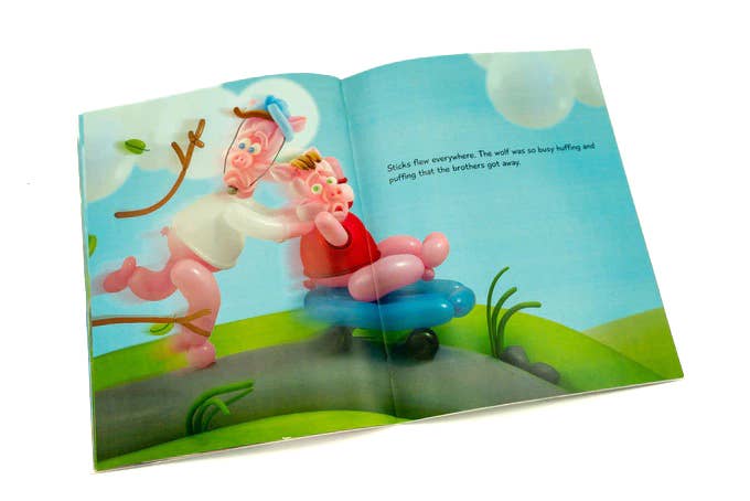 Airigami - Vendita all'ingrosso Libro per neonati e bambini (0-2) - E ha soffiato: una storia gonfiata dei tre porcellini5