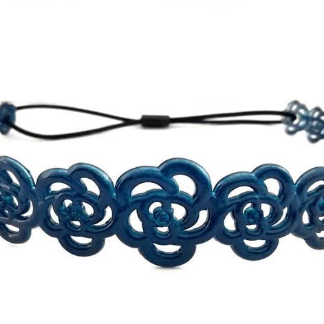 IKILIFE S.L - Vendita all'ingrosso Fascia per capelli - Bambini - Cerchietto per bambini - Silicone - 3 modelli - Blu 2