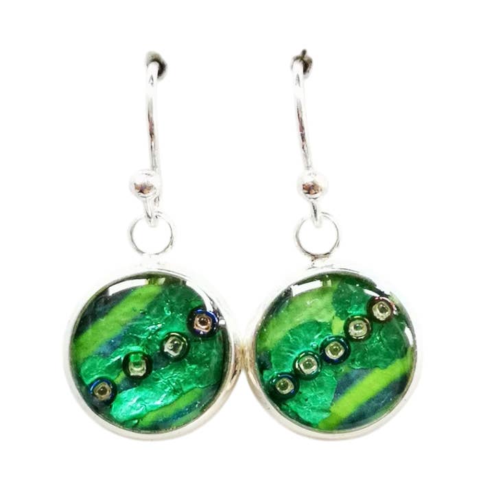 Short Drop Earrings, Sterling Silver - Traverse for wholesale by Nimanoma