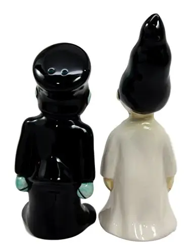 Pacific Trading - Wholesale Salt & Pepper Shaker Set - Frankenstein & Bride Ceramic Salt & Peper Shaker Set3