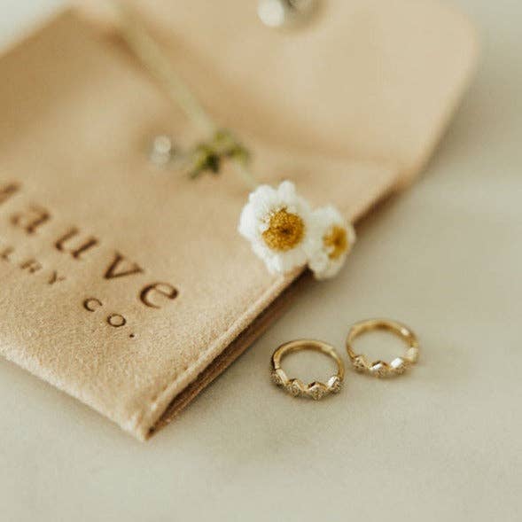 Mauve Jewelry Co. - Wholesale Huggie Earrings - Alice Diamond Hoops3