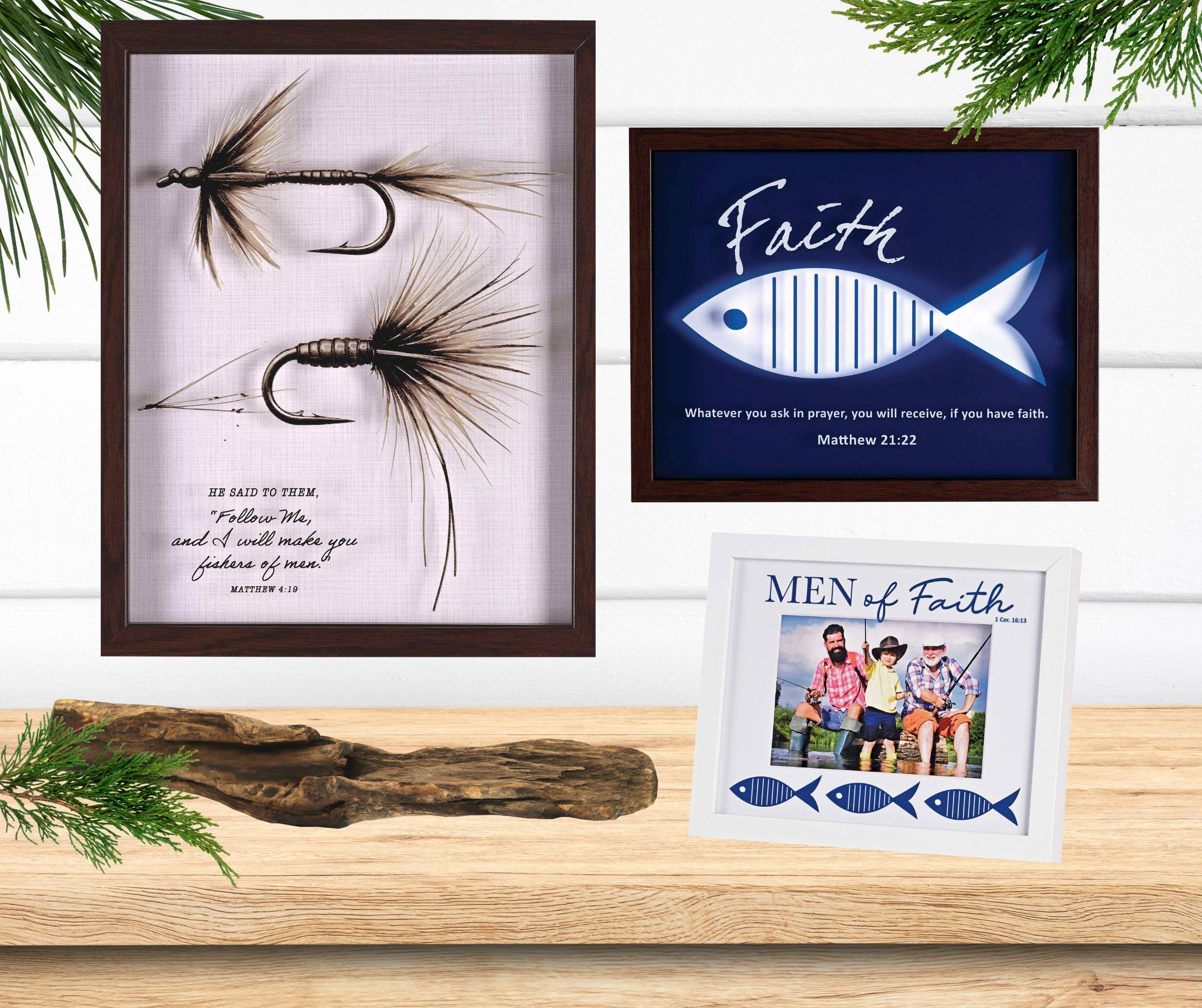 Dicksons – wholesale Art print – Framed Wall Art Follow Me Fishing Lures3