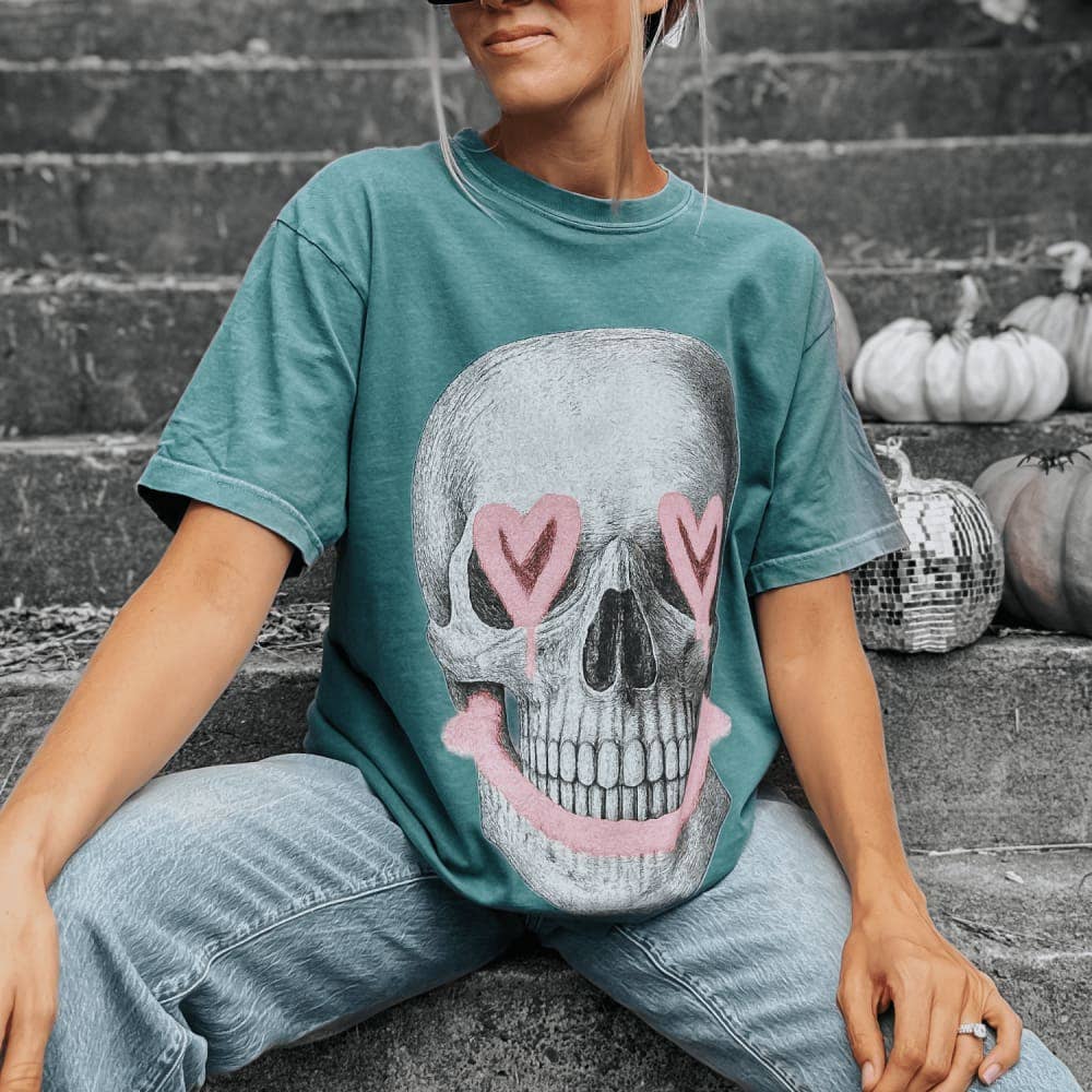 Wholesale Skelly Smiles Tee for your store Faire