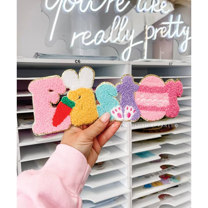 Easter Chenille Patch for wholesale by RBA Transfers