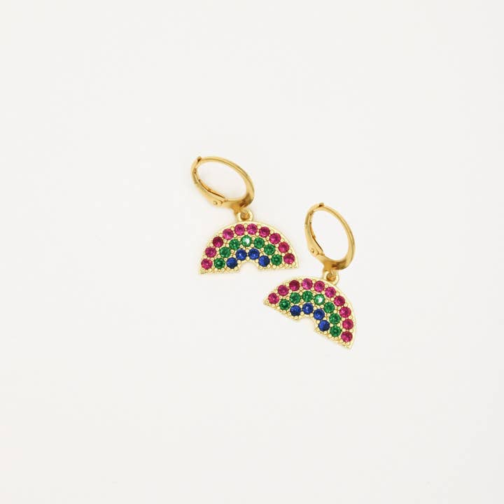 Atelier SYP – wholesale Huggie earrings – Rainbow Huggies