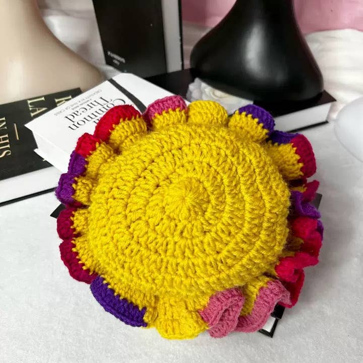 MB Fashion Wholesale - Wholesale Bucket Hat - Women's - Every Fashion (MIXED PACK 6 PIECE) Handmade Crochet Ruffle Brim Hat13