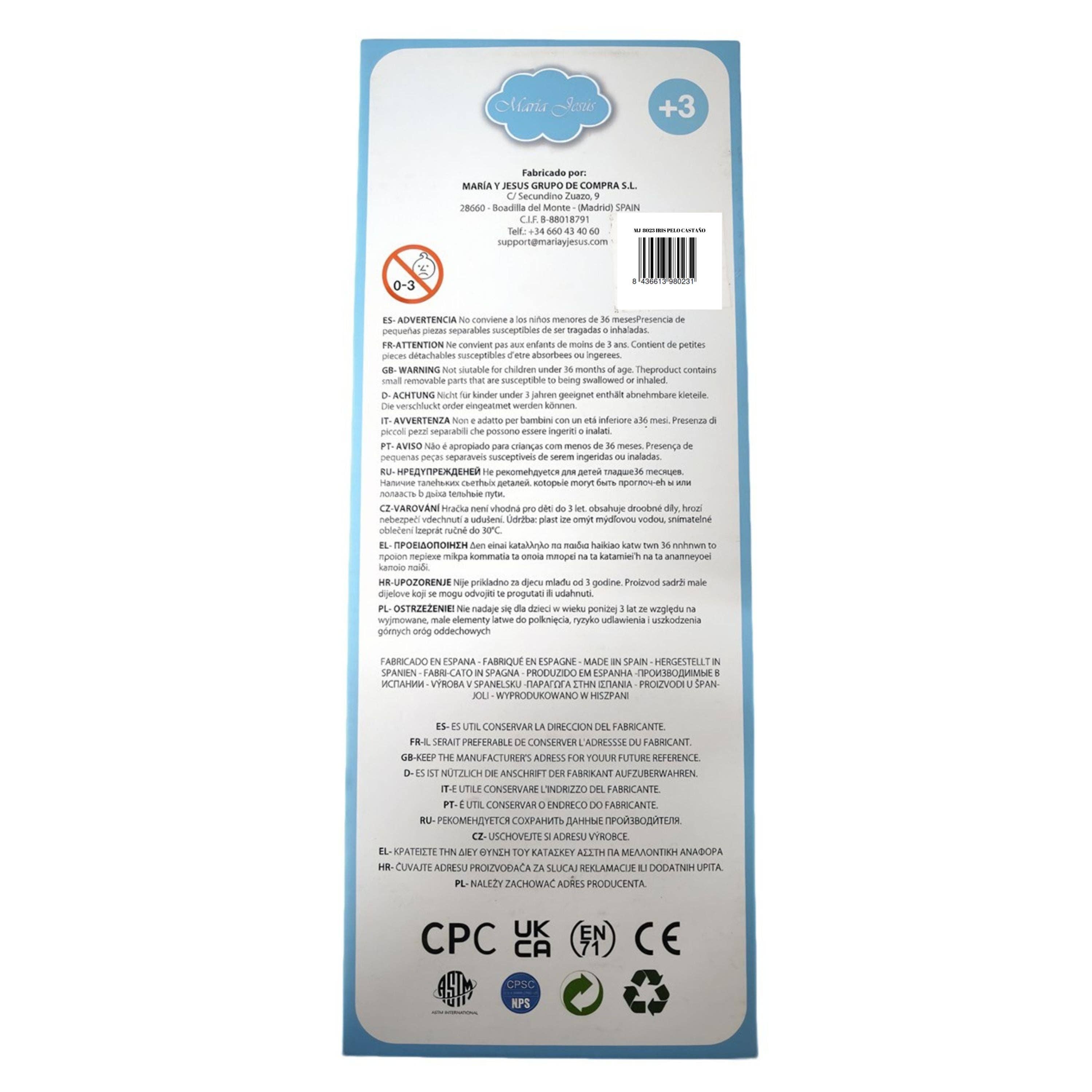 Maria & Jesus - Wholesale Pop - Kinderen - Siliconen Reborn Babypop - Iris8