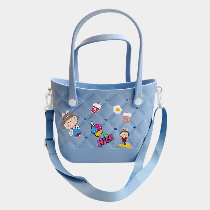 Bolsa de Mão / Tiracolo Personalizada com Charme em Silicone na Moda por atacado de Sensibling Corp.