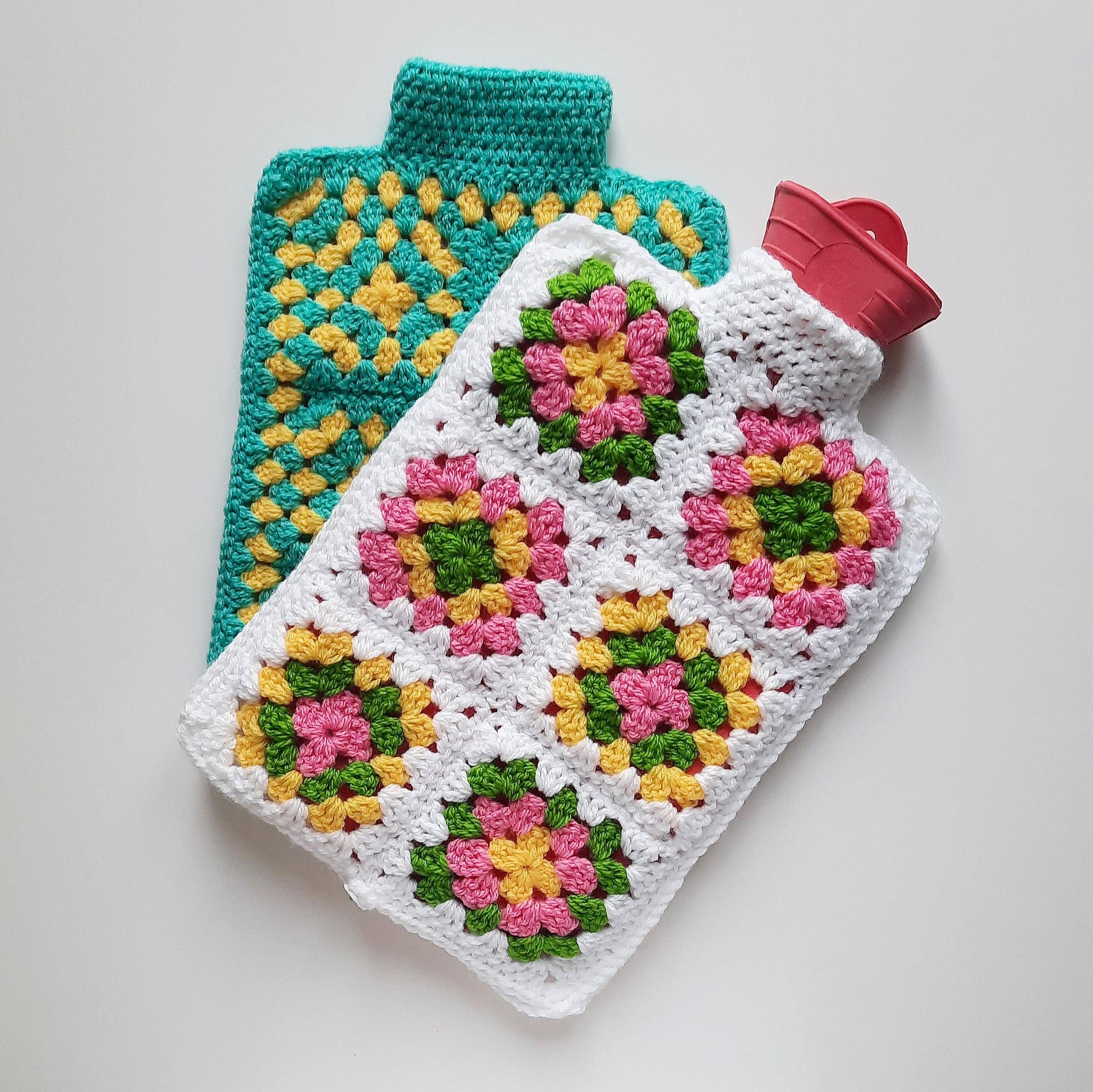 The Pigeon's Nest – wholesale Knitting/Crochet Supplies – Granny's Hot Water Bottle Cover Printed Crochet Pattern | UK1