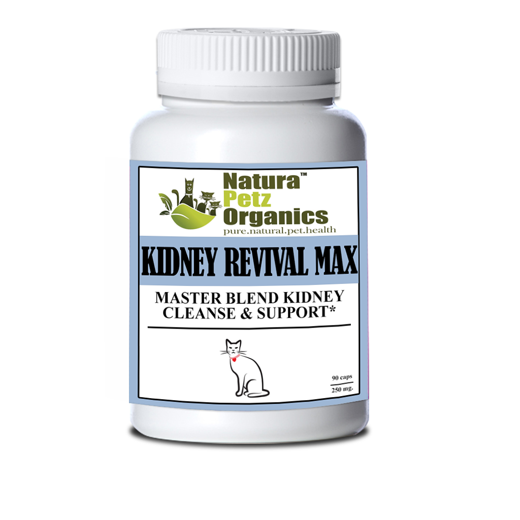 Natura Petz Organics - Wholesale Pet Supplement - Cat/Dog - Kidney Revival Max Master Blend Kidney Cleanse & Support Capsules* Adult & Senior Dogs3