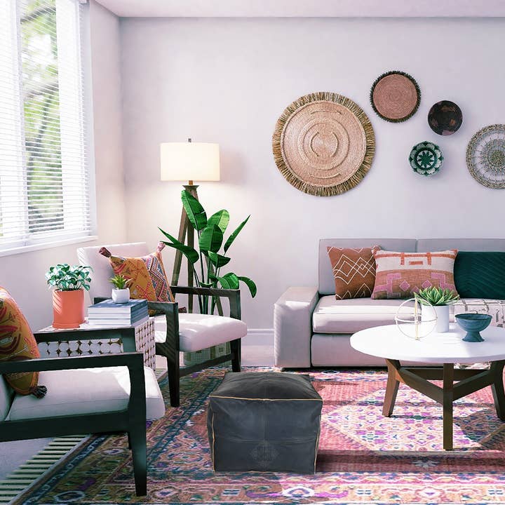 Melecraft - Wholesale Poef - Lederen poef, voetenbank, zitkussen, vloerkussen, voetenbank5