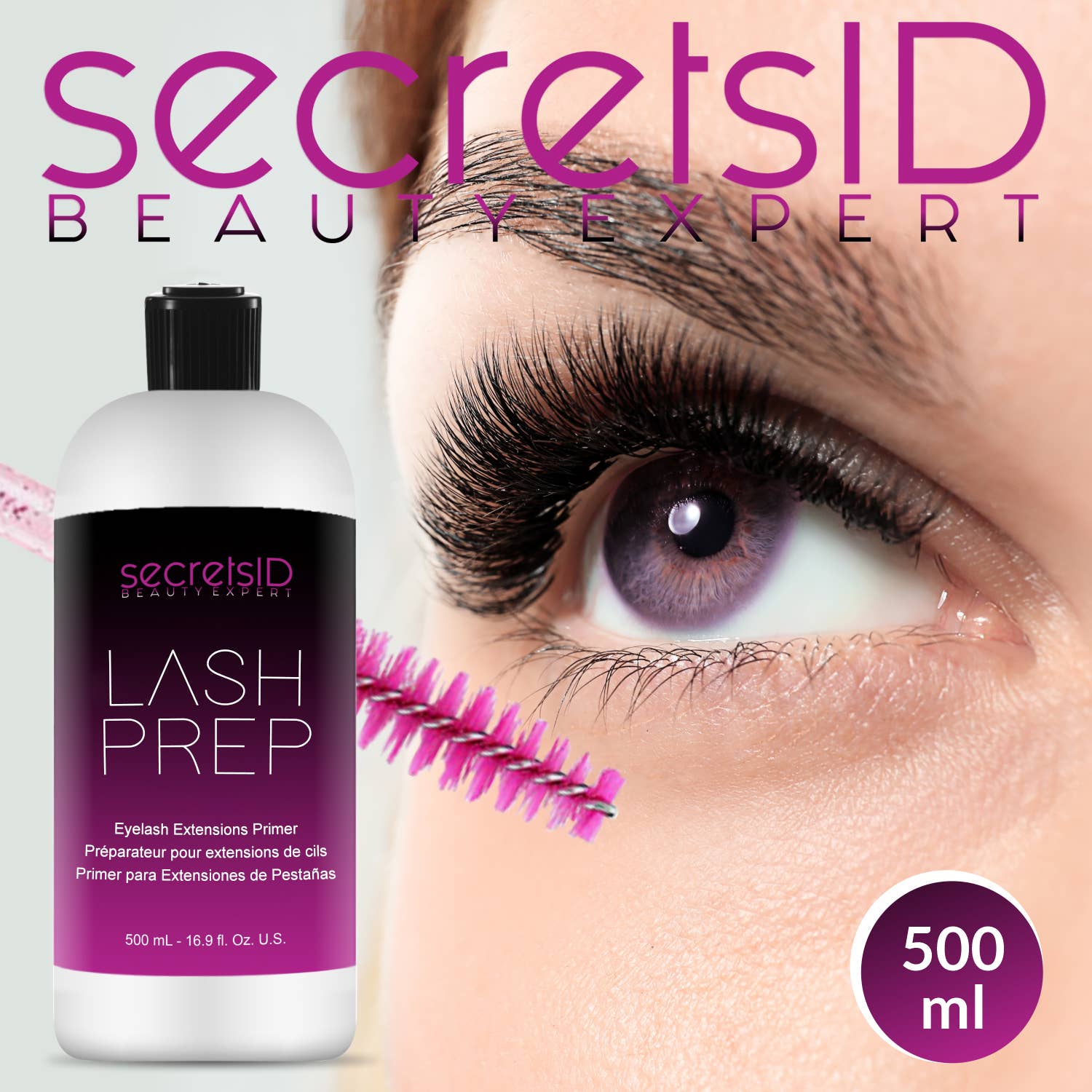 SecretsID - Wholesale Eyelash/Brow Serum - Lash Prep - Bulk Eyelash Extension Primer10