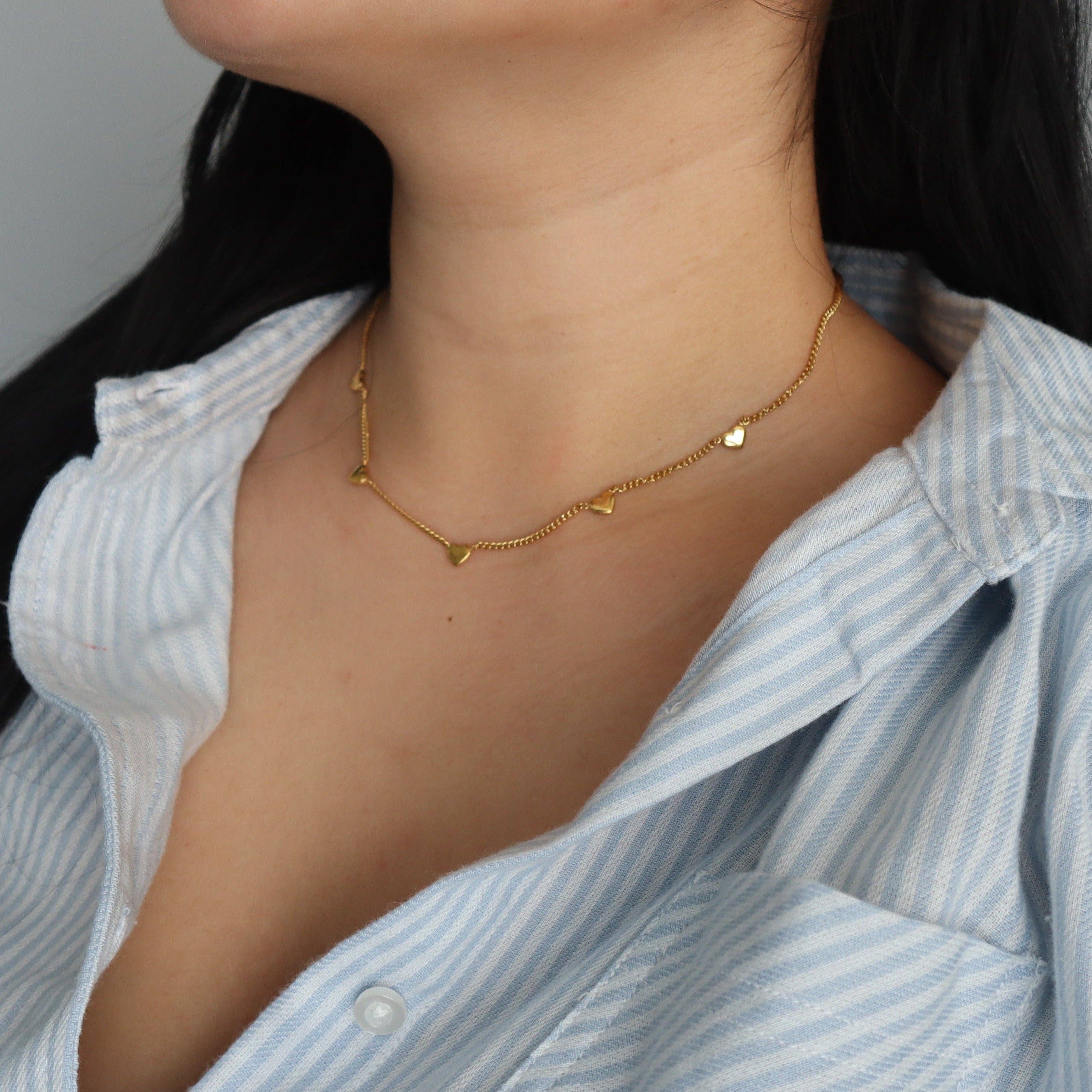 JESSA Jewelry - Wholesale Pendant/Charm Necklace - Heart Charm Necklace1