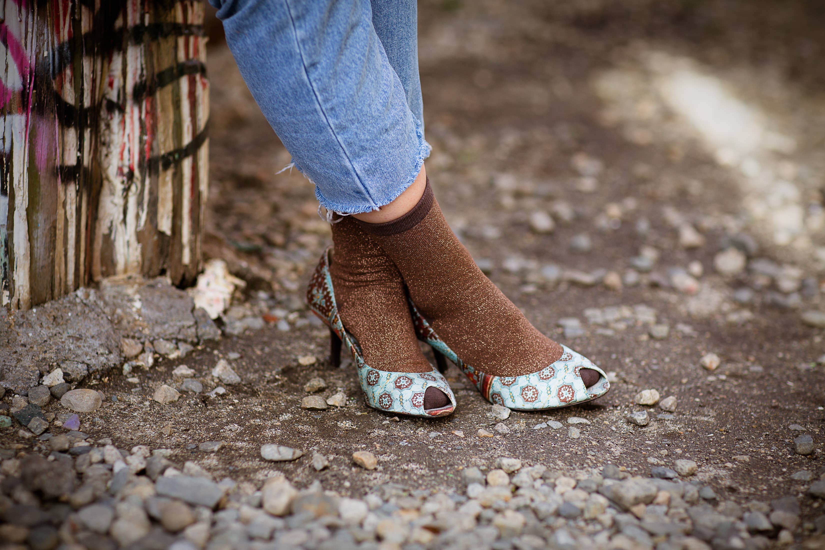 Unified - Wholesale Sokken - Dames - Glitter sokken tot op de kuit6