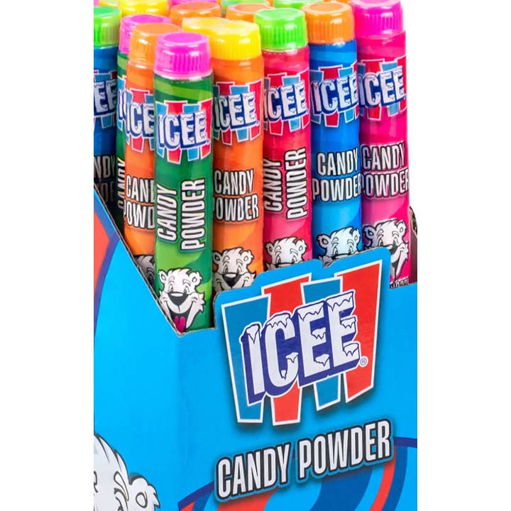 O'Shea's Candies Sweet Shop - Wholesale Retailer Display - Food & Drink - Nostalgic 1958 ICEE® Dips Candy Powder “TUBES” PACK 30CT3