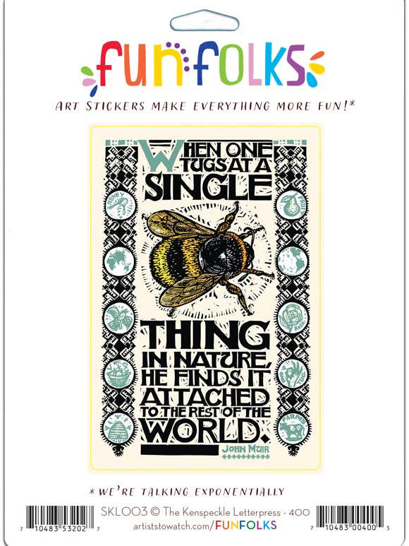 SKL003 UNA SOLA COSA: PEGATINA DE VINILO para venta al por mayor de Fun Folks