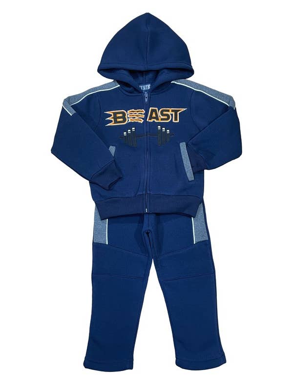 Unik - Wholesale Top & Pant Set - Kids - Beast Track suit Set 12M-24M