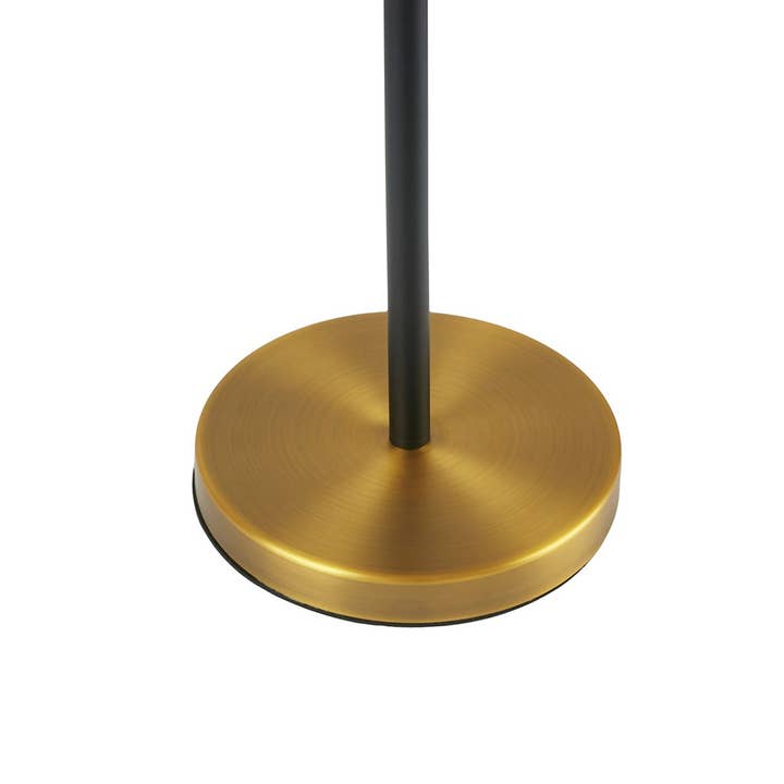 Olliix - Wholesale Floor Lamp - Black and Gold Round Base Slender Floor Lamp