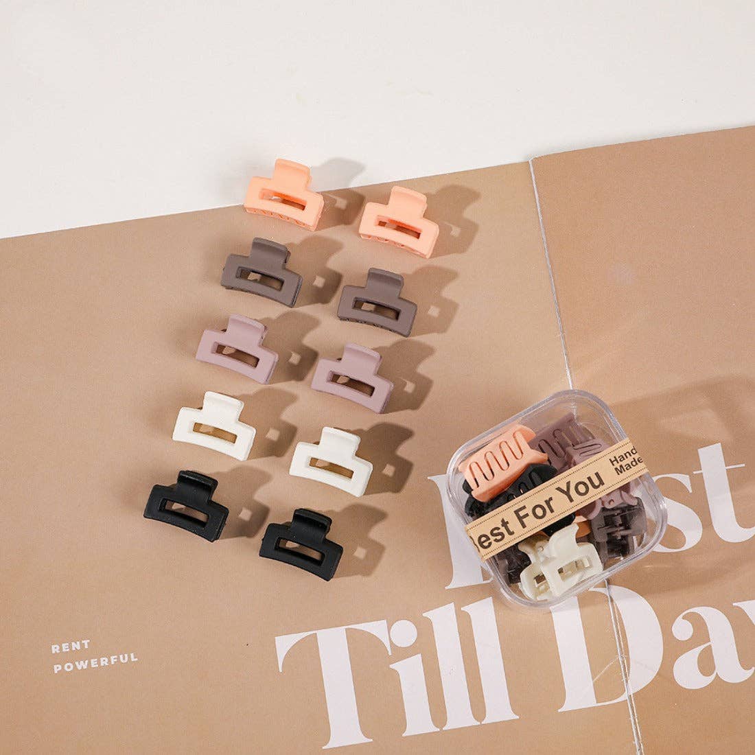 WEST AUSSIE SUPPLIES - Venta al por mayor Horquilla para el pelo - Mujer - Beau - Set de cajas con clips pequeños para el cabello5