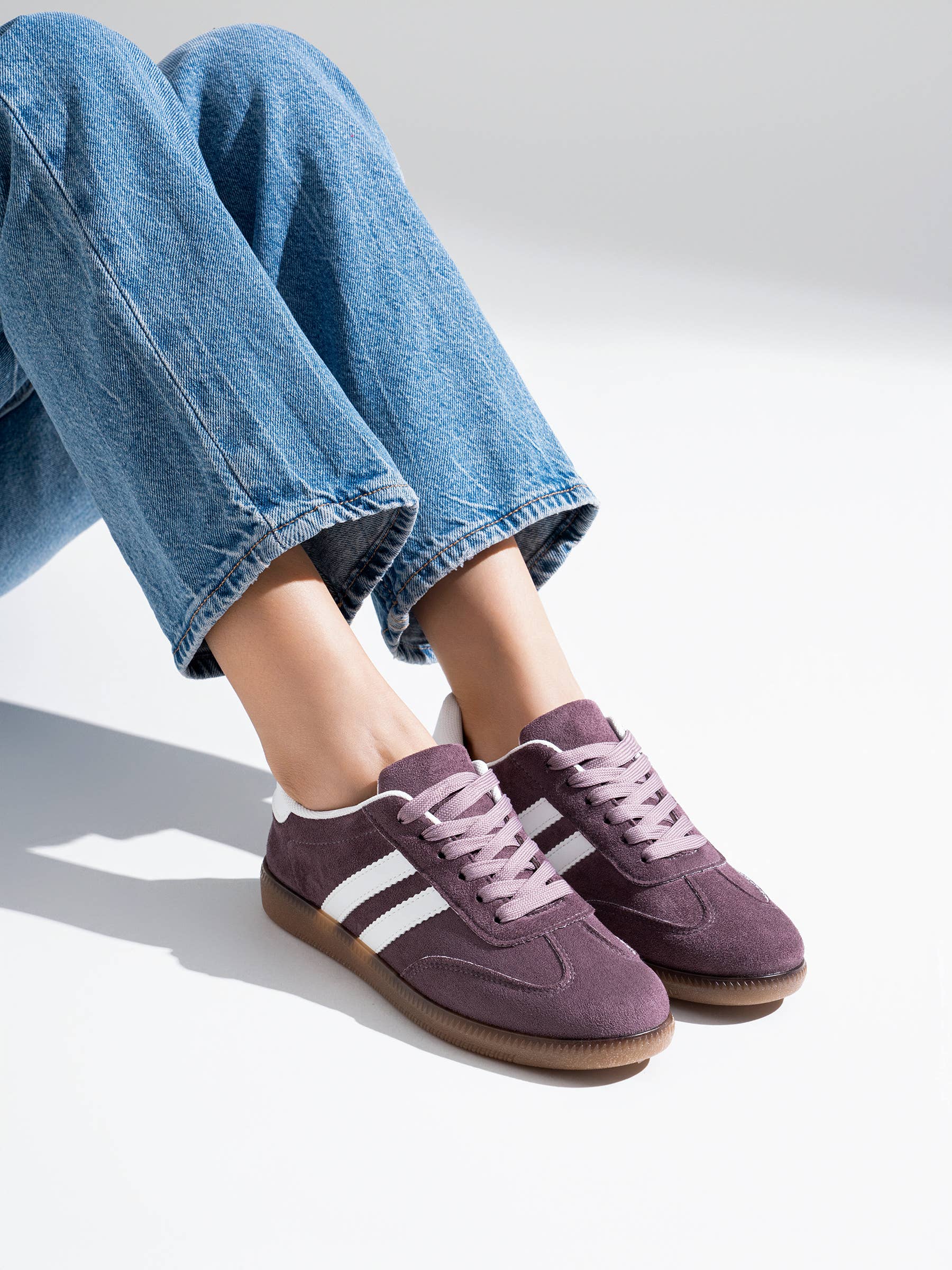 CEREZA - Vente Baskets tendance – femme - Espadrilles décontractées rétro pour femmes22
