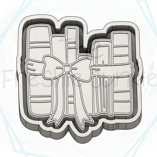 *NUEVO LANZAMIENTO* Molde de Freshie para Pila de Libros Coqueta para venta al por mayor de The Freshie Junkie, LLC