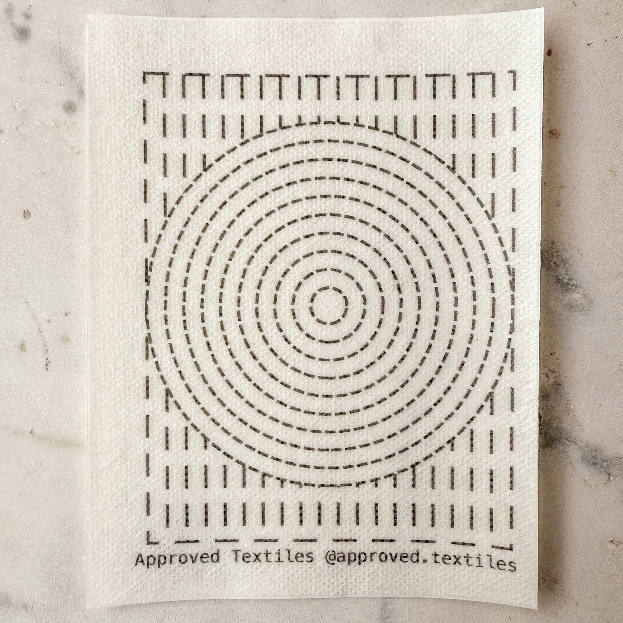 Approved Textiles - Wholesale Craft Sewing Kit - Eva Hesse Geometric Shapes: Mending + Embellishment Transfer4