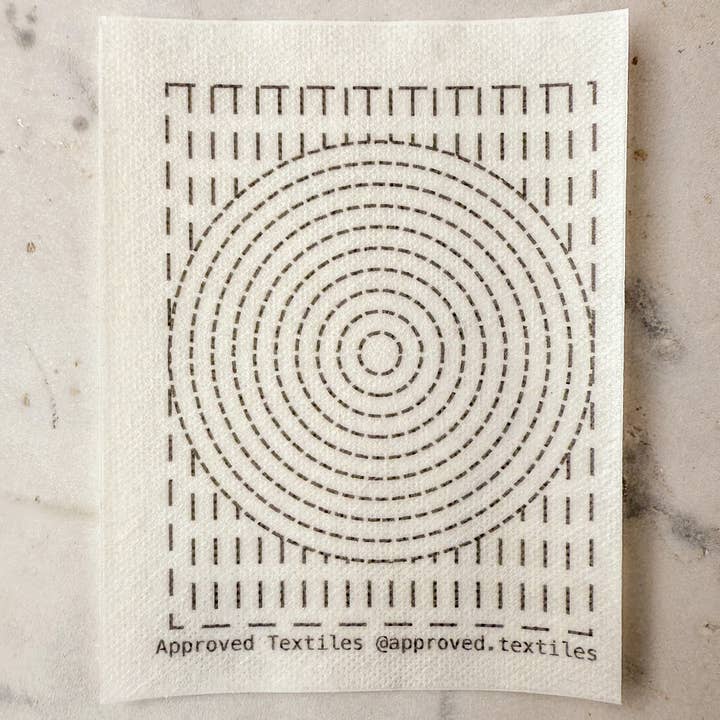 Approved Textiles - Vente Kits de couture - Eva Hesse Formes Géométriques : Réparation + Transfert d'Ornementation4