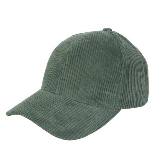 David And Young - Wholesale Baseball Cap - Women's - FWCAP114 - Solid Corduroy Fall Winter Baseball Hat