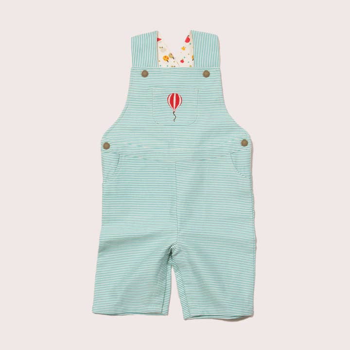 Ballong Classic Shortie Dungarees för wholesale av Little Green Radicals EU