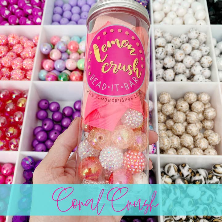 Coral Crush Bead Party Mix for wholesale by Lemon Crush Bead It Bar