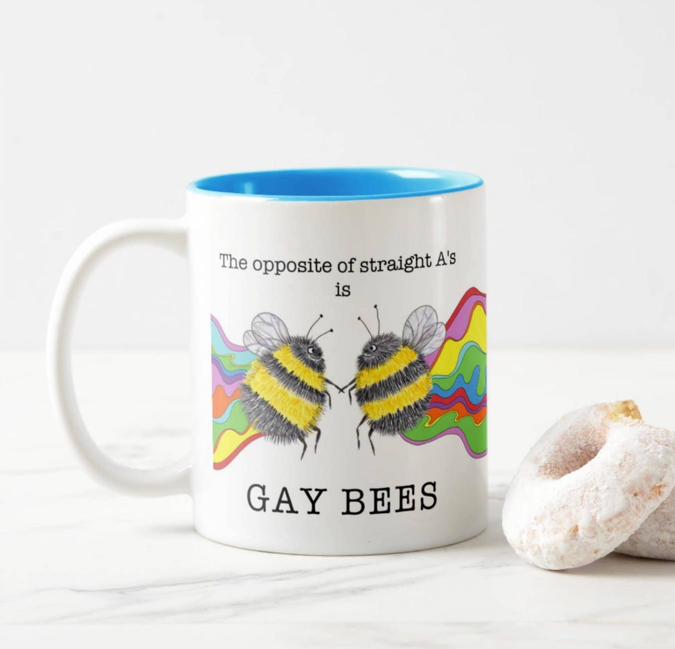 Lemon Zesty - Vendita all'ingrosso Tazza - Tazza «The Opposite of Straight A's Is Gay Bees»9