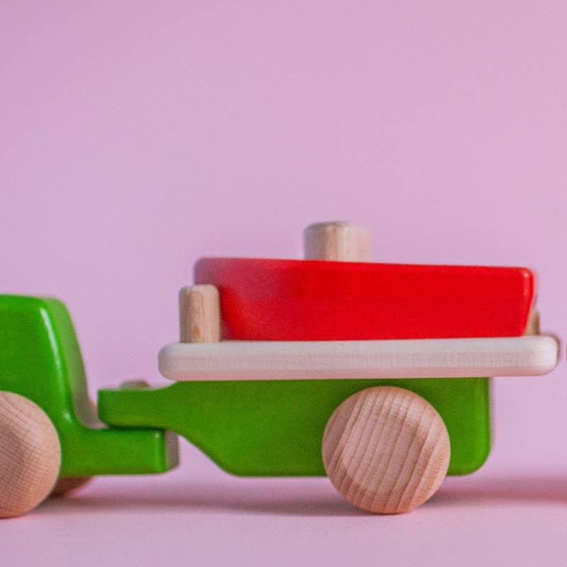 BAJO WOODEN TOYS - Wholesale Wood Toy - Kids - Car with Boat0