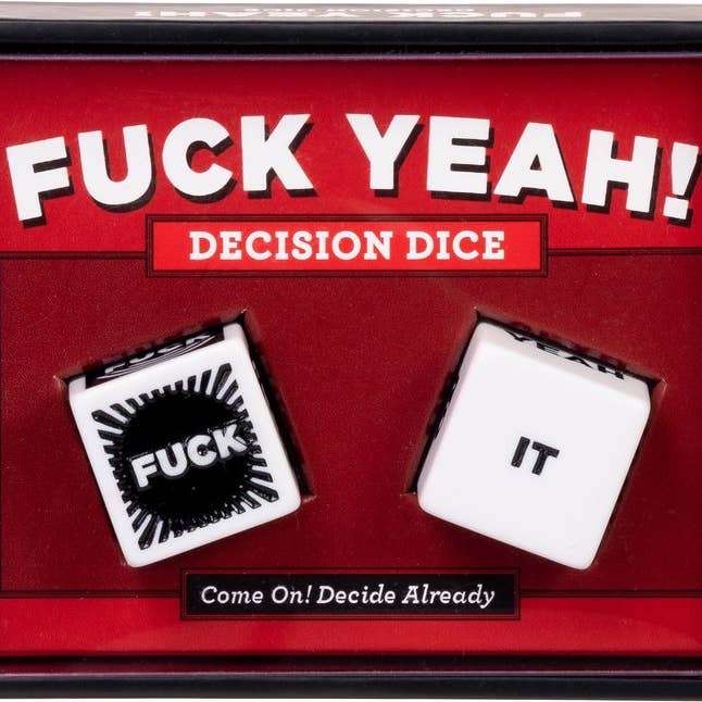 Fuck Yeah! Decision Dice for wholesale by Raincoast Distribution Group
