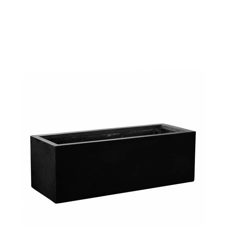 Jumbo Jort S - Black - L47,24in x W17,72in x H15,75in for wholesale by Pottery Pots