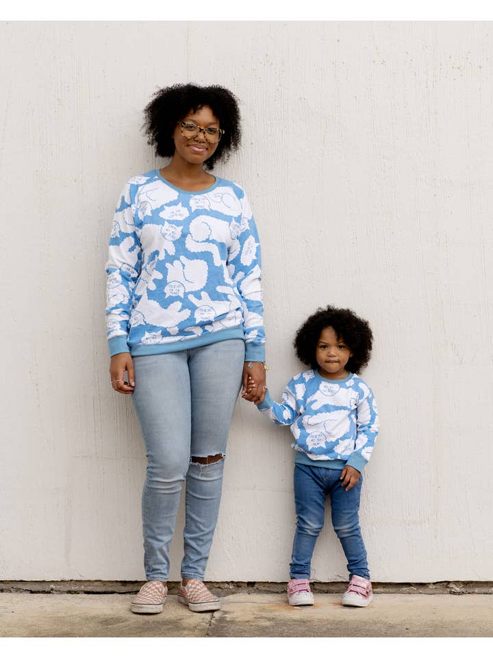 Baby Cats of California – wholesale Sweatshirt – Unisex – Adult Cloud Cat1