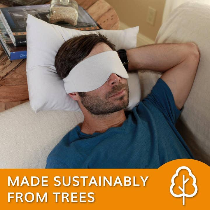 HappyLuxe - Wholesale Sleep/Eye Mask - Escape Sleep Mask in Silver Gray5