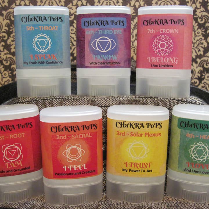 Chakra oils Chakra balms Chakra healing for wholesale by ExiScentials