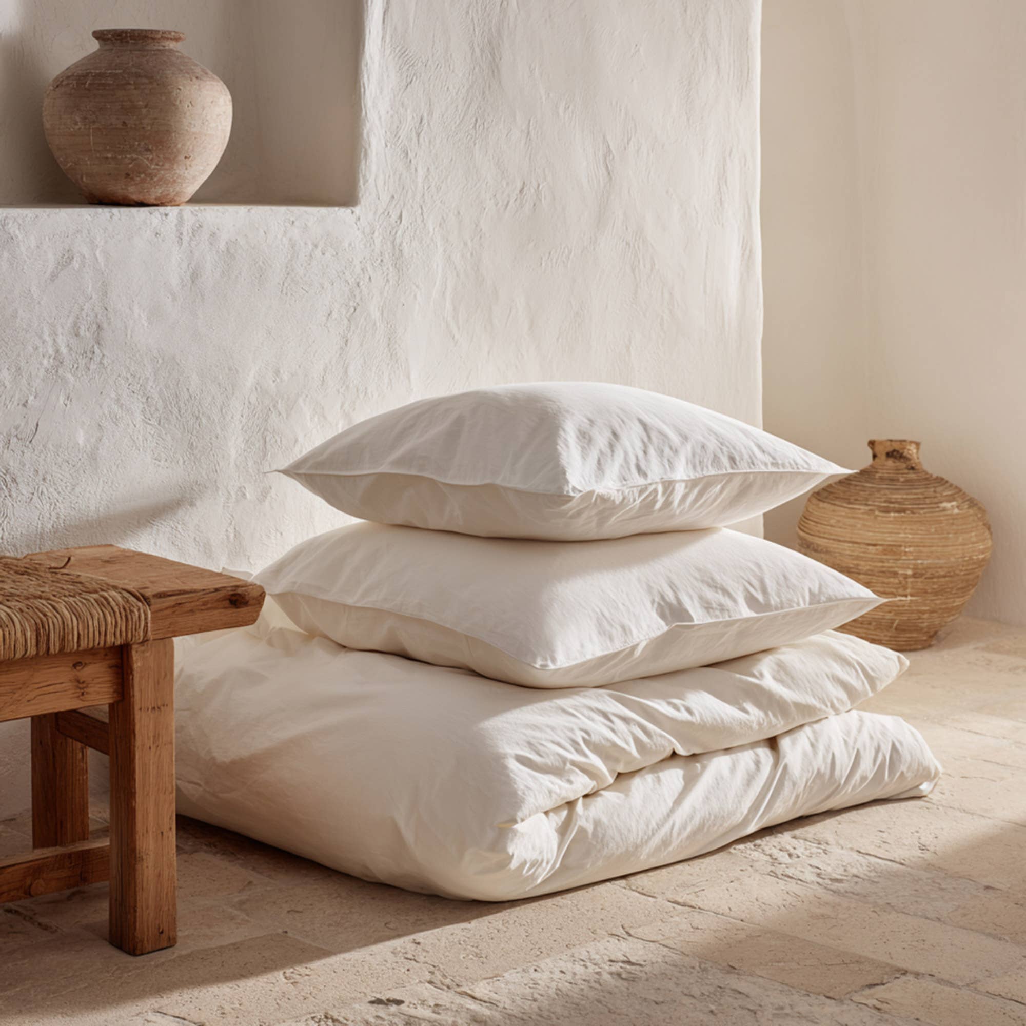 GAMUSI - Vente Housses de couette - Housse de couette 100 % coton, 144 fils, set 2/3 pièces9