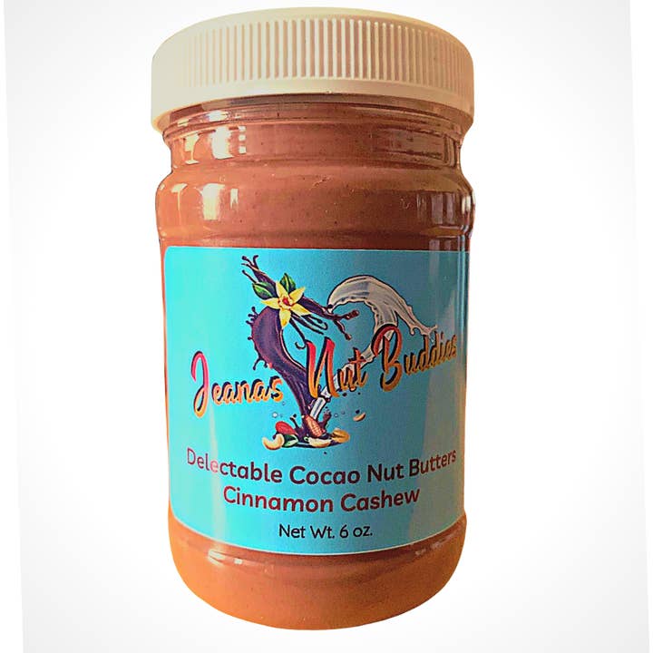Zimt-Cashew-Schokoladen-Nuss-Butteraufstrich für den Großhandel von Jeana's Nut Buddies