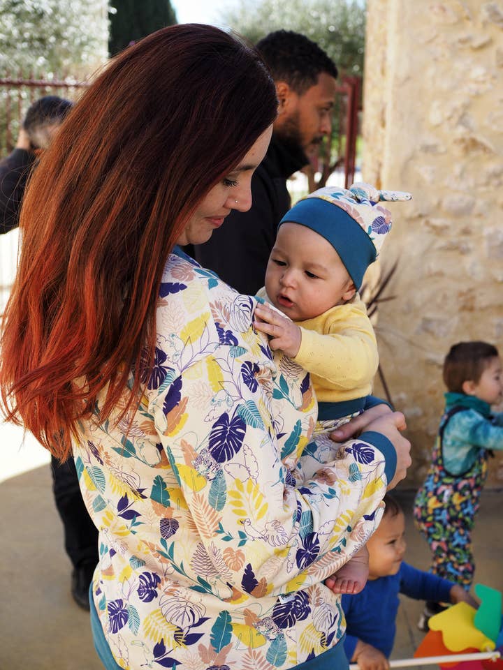 Felpa non lattante Jungle per la vendita all'ingrosso da parte di Petites Menottes