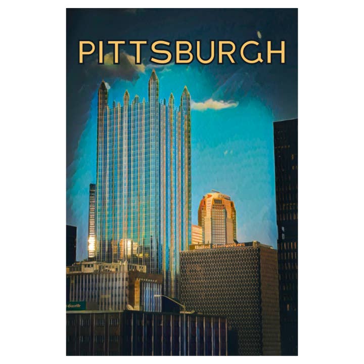 Pittsburgh-PPG Place Sticker for wholesale by PNW Departure