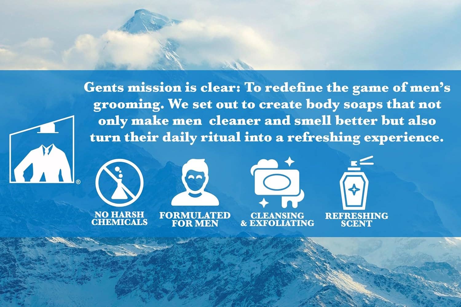 GENTS FINE GROOMING PRODUCTS - Vente Pain de savon – homme - Savons pour le corps GENTS 142 g 5 parfums naturels différents17