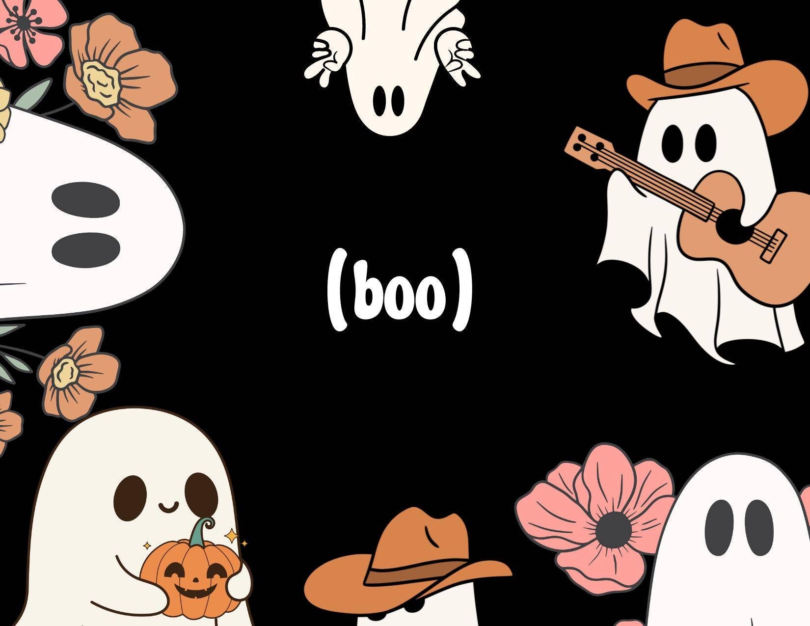 Piles of Postcards – wholesale Postcard – Halloween Postcard - Cute Ghosts0