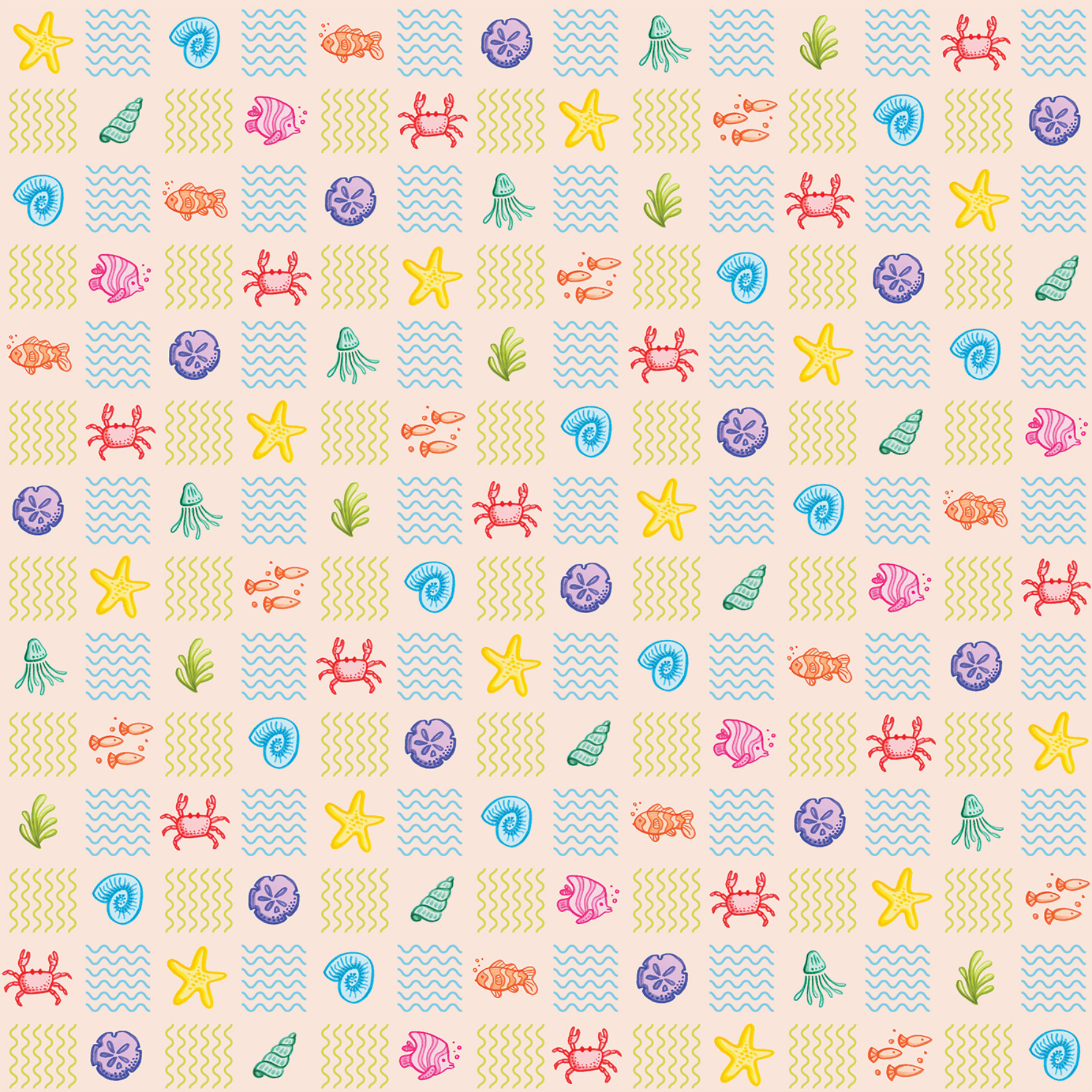 Ruffle Skirt in Sea Life for wholesale on Faire2